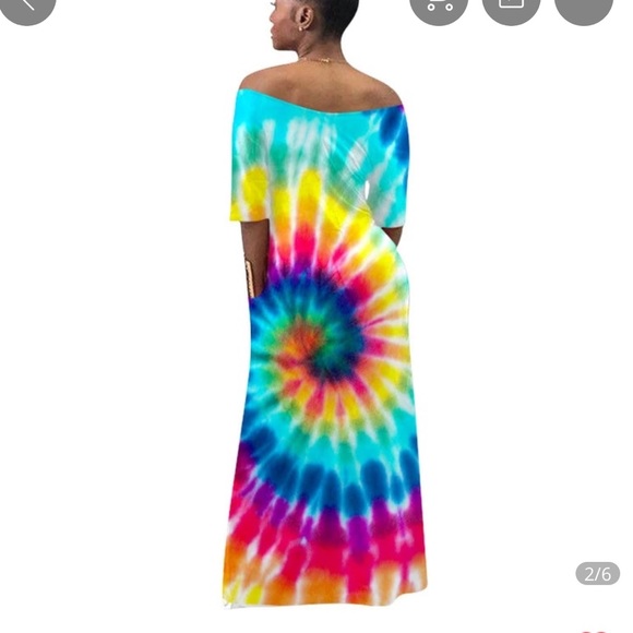 π Rainbow π  Maxi Dress - Picture 3 of 4